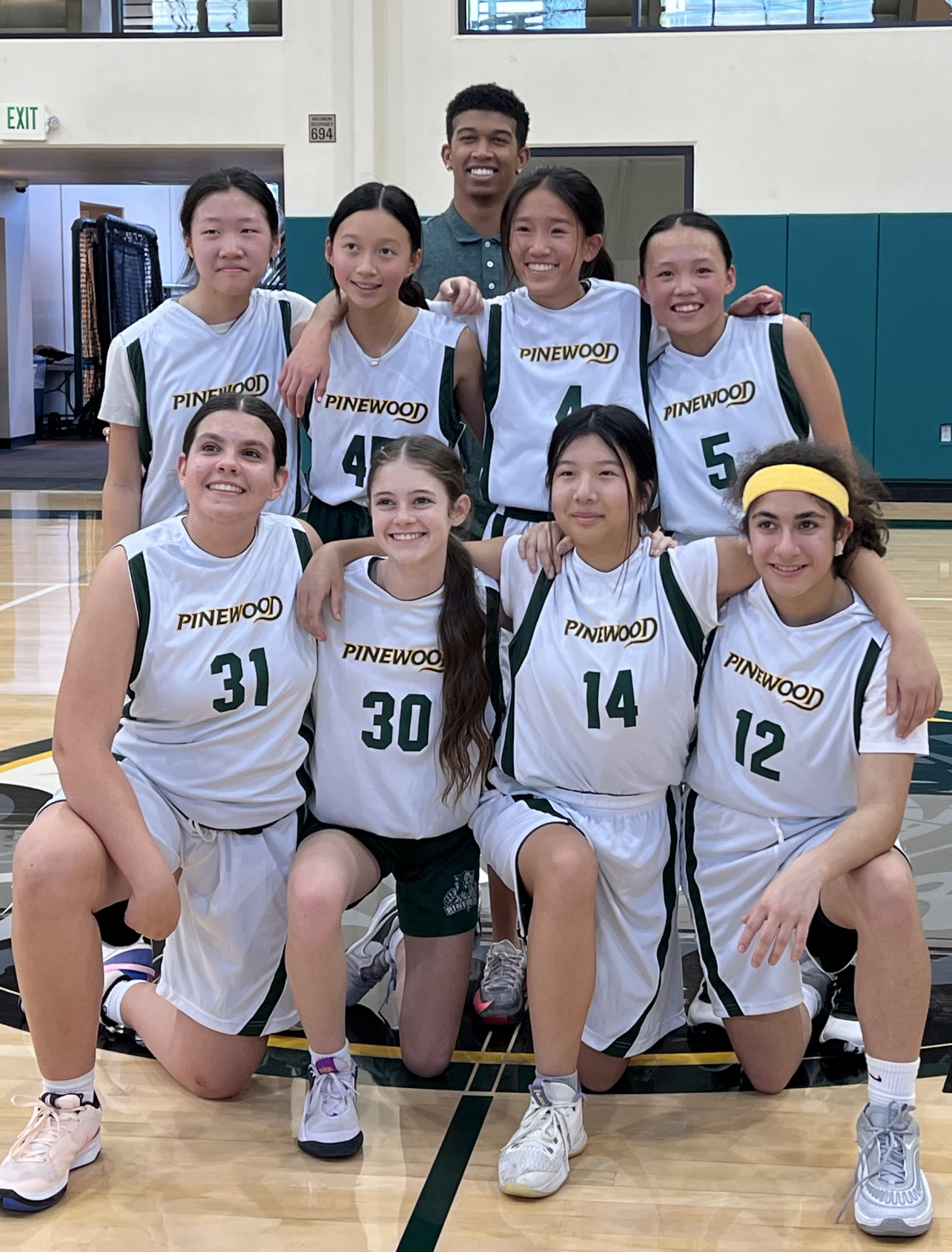 My basketball team and I in 7th grade