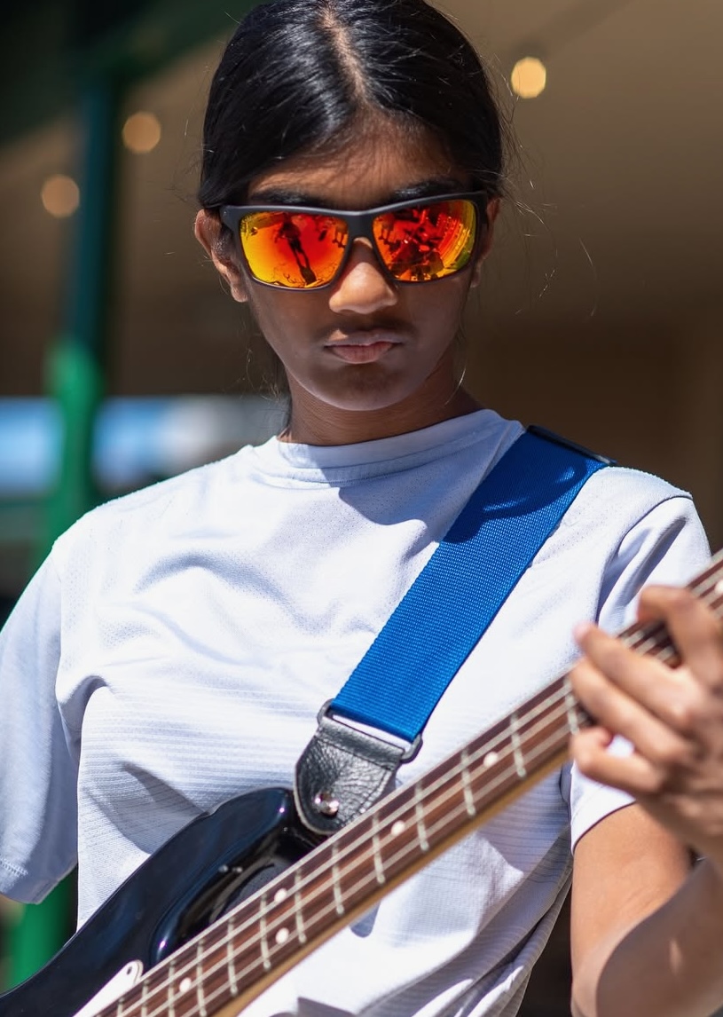 Me playing the bass guitar