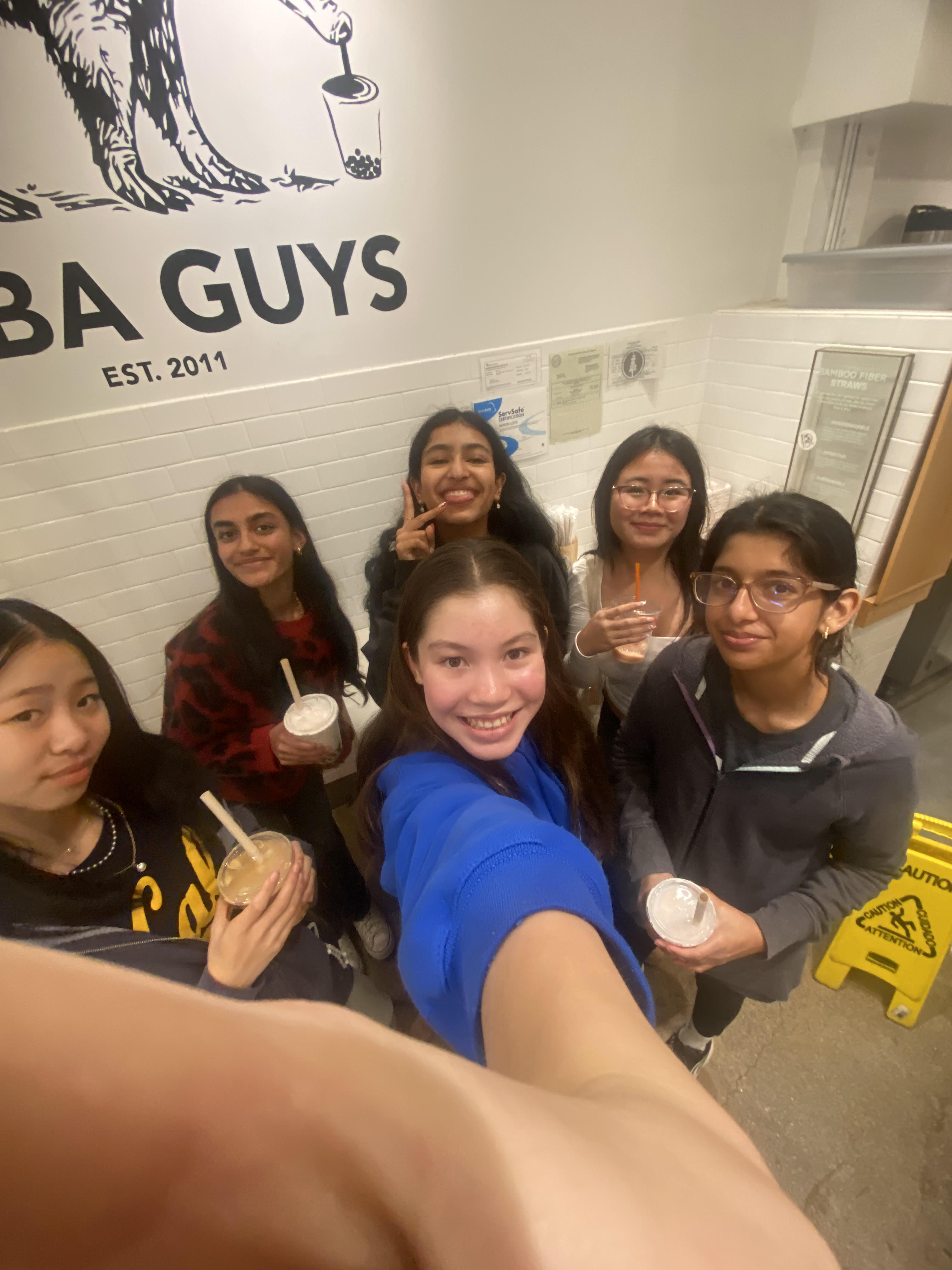 Group Picture at Boba Guys